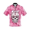 Brunswick Breast Cancer Mashup Fast Track CoolWick Bowling Jersey -Bowler Smart Shop FAST TRACK Brunswick Breast cancer mashup sport FRONT