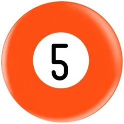 OTB Billiards Orange 5 Ball Bowling Ball