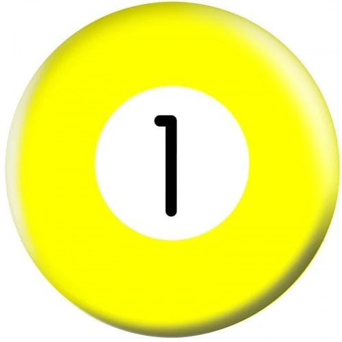 OTB Billiards Yellow 1 Ball Bowling Ball 3 OTB Billiards Yellow 1 Ball Bowling Ball