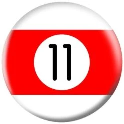 OTB Billiards 11 Red Stripe Bowling Ball