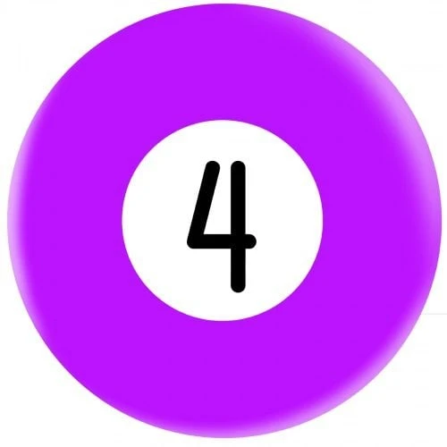 OTB Billiards Purple 4 Ball Bowling Ball 3 OTB Billiards Purple 4 Ball Bowling Ball