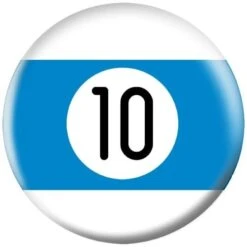 OTB Billiards 10 Blue Stripe Bowling Ball