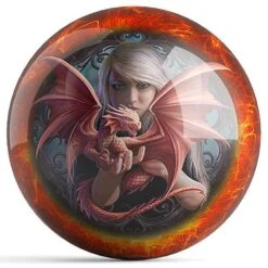OTB Dragonkin Dragons Lair Bowling Ball By Anne Stokes
