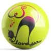 OTB I Love You Bowling Ball By Valentina Georgieva -Bowler Smart Shop F love you cat 20220912141959 286
