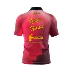 Hammer 3-D Offset Assault Fast Track CoolWick Bowling Jersey -Bowler Smart Shop Fast Track Hammer 3 D Offset Assault 3D Name on Back