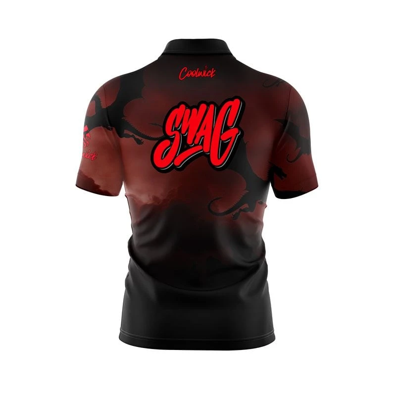 SWAG Dragon Sky Fast Track CoolWick Bowling Jersey 4 SWAG Dragon Sky Fast Track CoolWick Bowling Jersey - Image 2