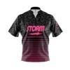 Storm Pink Label PL1 Fast Track CoolWick Bowling Jersey -Bowler Smart Shop Fast Track Storm Breast Cancer BL1P FRONT