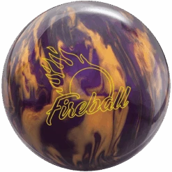 Ebonite Fireball Purple Gold Bowling Ball