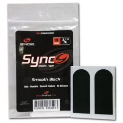 Genesis Sync Smooth Black 3/4″ Insert Tape (10ct)