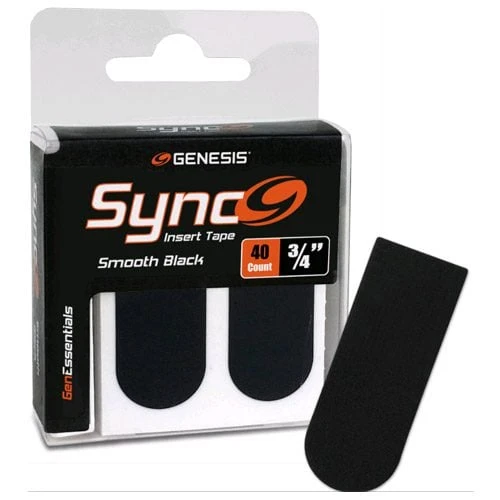 Genesis Sync Smooth Black 3/4″ Insert Tape (40ct) 3 Genesis Sync Smooth Black 3/4″ Insert Tape (40ct)