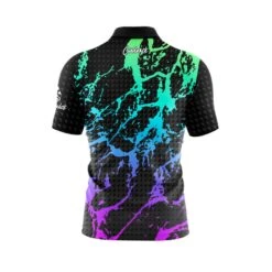 Geometric Graffiti Fast Track CoolWick Bowling Jersey -Bowler Smart Shop Geometric Graffiti Fast Track Back
