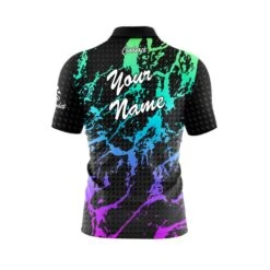 Geometric Graffiti Fast Track CoolWick Bowling Jersey -Bowler Smart Shop Geometric Graffiti Fast Track NOB Back