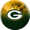 OTB NFL Green Bay Packers On Fire Bowling Ball -Bowler Smart Shop Green Bay Packers on fire F scaled 1