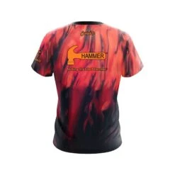 Hammer Anger CoolWick Bowling Jersey 7 Hammer Anger CoolWick Bowling Jersey -Bowler Smart Shop Hamme Anger Back