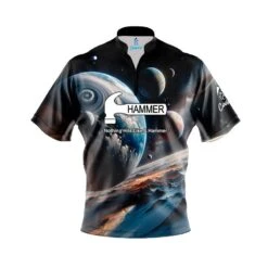Hammer Artificial Quick Ship CoolWick Sash Zip Bowling Jersey