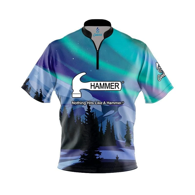 Hammer Aurora Borealis Fast Track CoolWick Bowling Jersey 3 Hammer Aurora Borealis Fast Track CoolWick Bowling Jersey