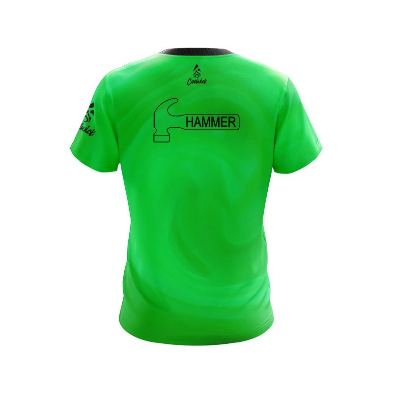 Hammer Black Widow Toxin Solid CoolWick Bowling Jersey 4 Hammer Black Widow Toxin Solid CoolWick Bowling Jersey - Image 2