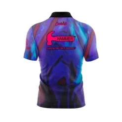 Hammer Effect Fast Track CoolWick Bowling Jersey -Bowler Smart Shop Hammer Effect Fast Track Back