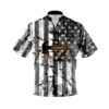 Hammer Rocky American Flag Quick Ship CoolWick Sash Zip Bowling Jersey