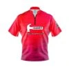 Hammer Supersonic Quick Ship CoolWick Sash Zip Bowling Jersey -Bowler Smart Shop Hammer Supersonic front