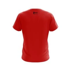 Hammer Black Widow Red Dri Fit Quick Ship Crew T-Shirt 5 Hammer Black Widow Red Dri Fit Quick Ship Crew T-Shirt -Bowler Smart Shop Hammer black widow BLACK on red BACK