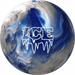 Storm Ice Ocean Blue White Bowling Ball