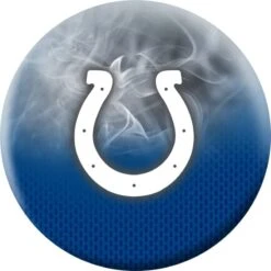 OTB NFL Indianapolis Colts On Fire Bowling Ball