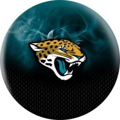 OTB NFL Jacksonville Jaguars On Fire Bowling Ball