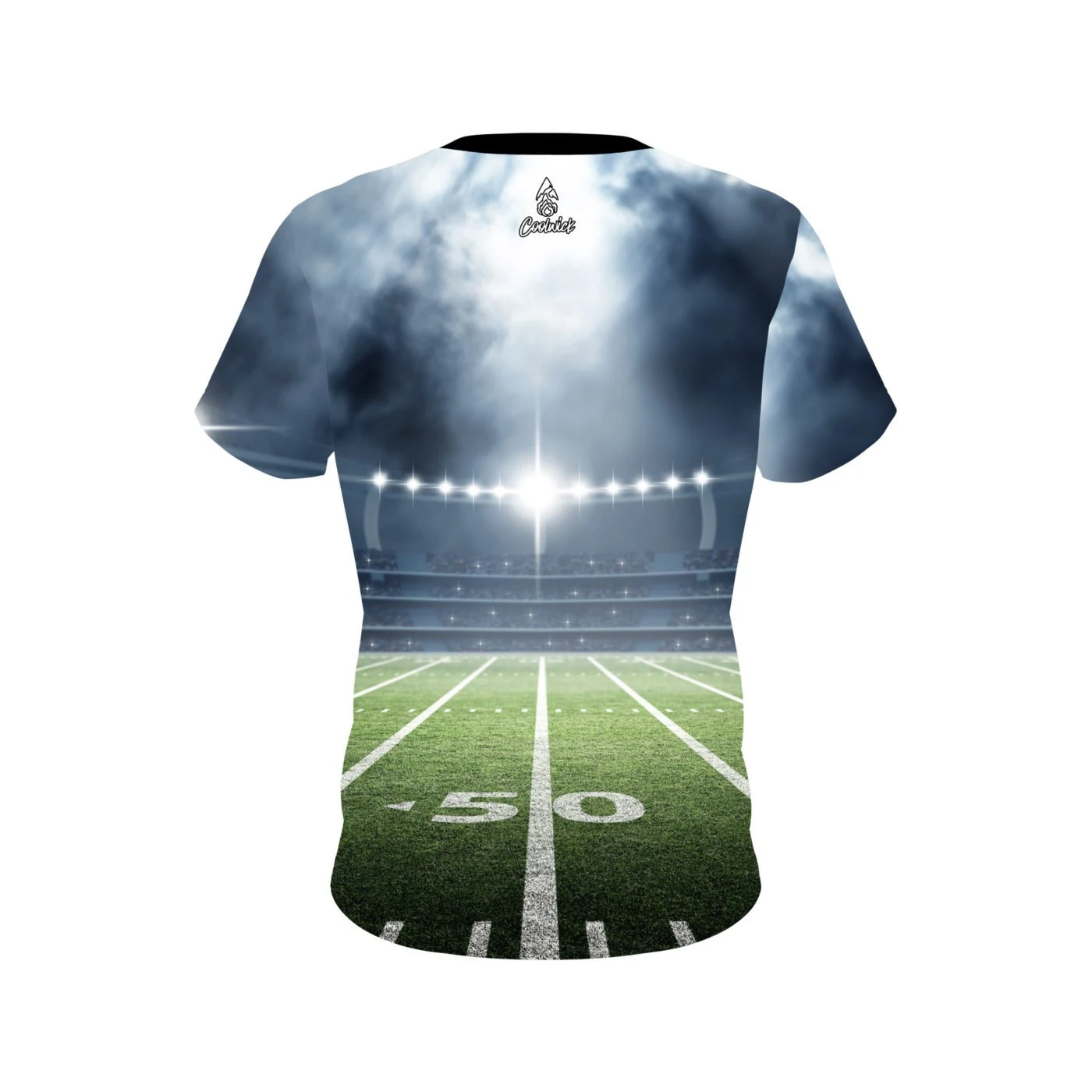 Plain 50 Yard Line CoolWick Bowling Jersey 4 Plain 50 Yard Line CoolWick Bowling Jersey - Image 2