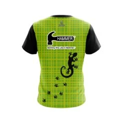 Hammer Lime Plaid Gecko CoolWick Bowling Jersey 7 Hammer Lime Plaid Gecko CoolWick Bowling Jersey -Bowler Smart Shop Jersey BACK Gecko Lime Plaid copyhammer scaled 1 scaled 1