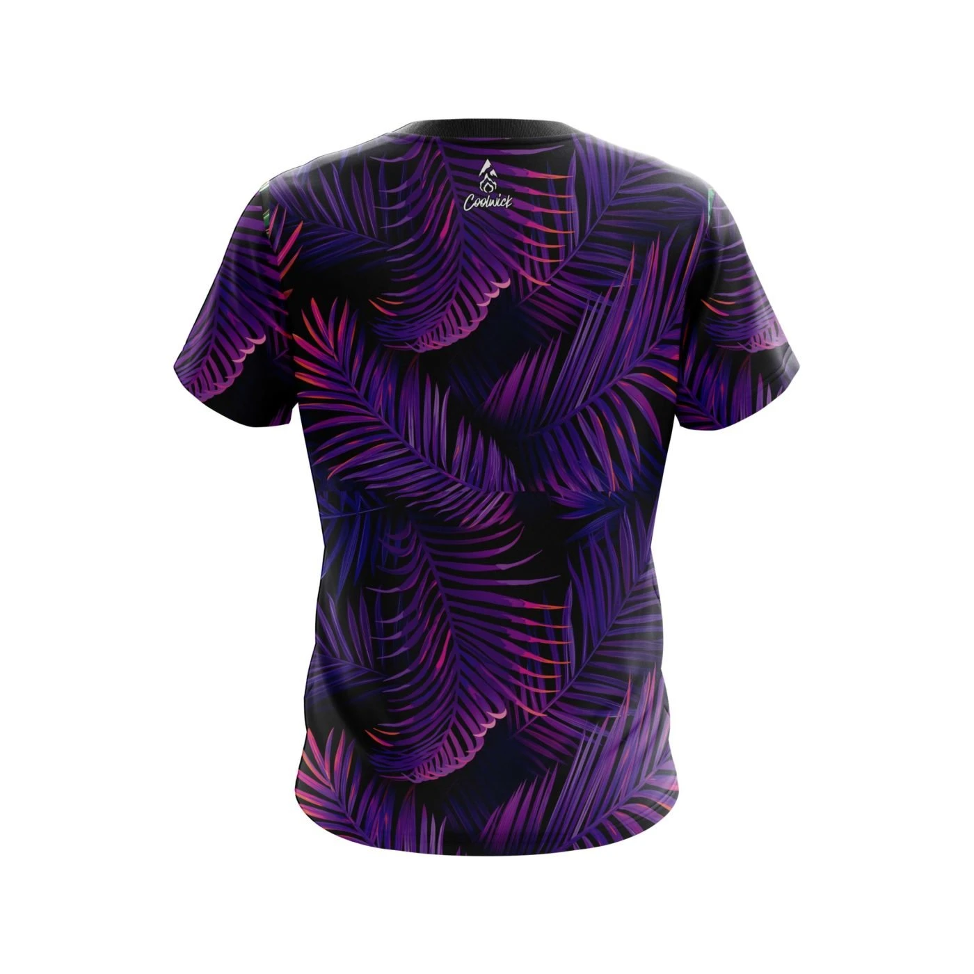 Plain Purple Jungle CoolWick Bowling Jersey 4 Plain Purple Jungle CoolWick Bowling Jersey - Image 2