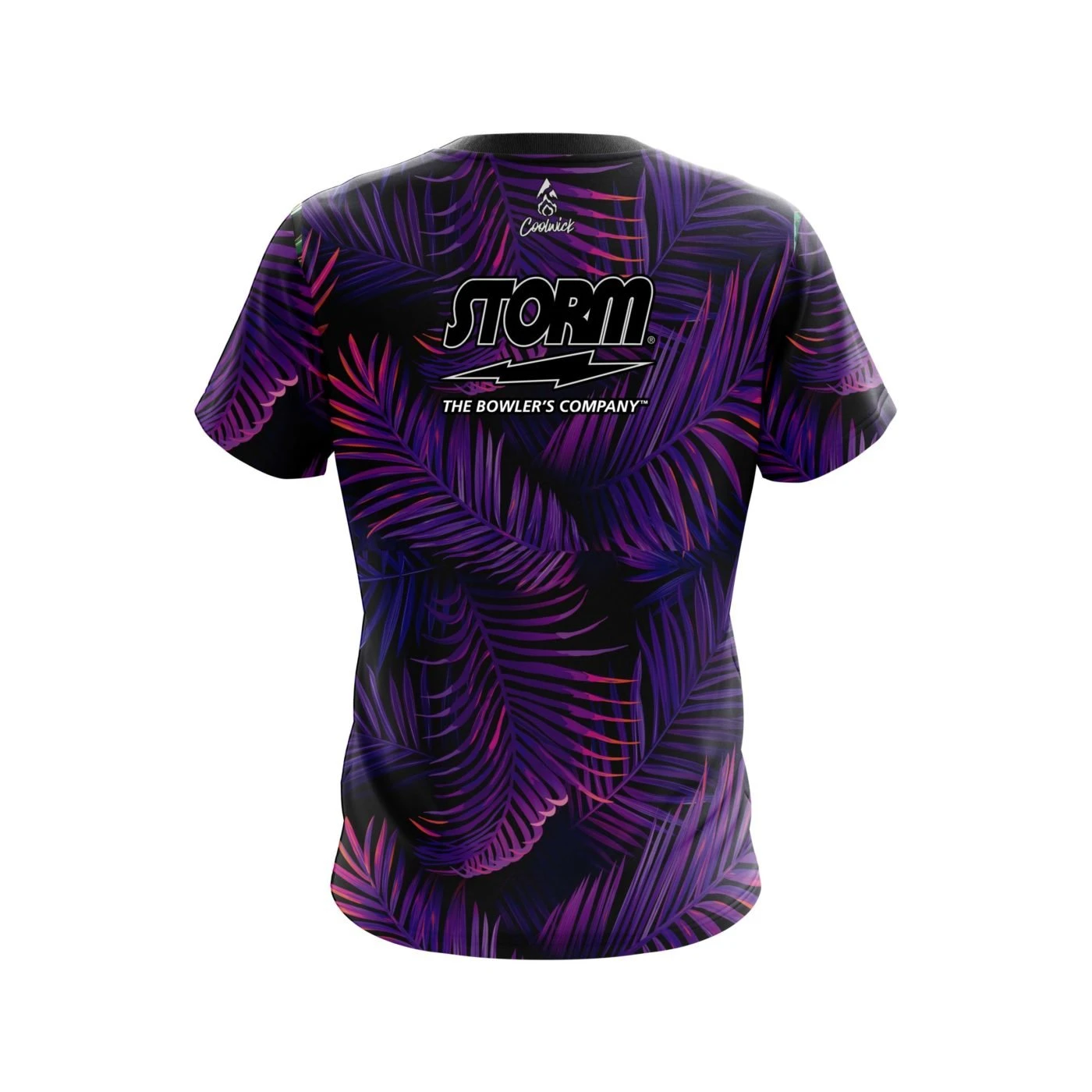 Storm Purple Jungle CoolWick Bowling Jersey 4 Storm Purple Jungle CoolWick Bowling Jersey - Image 2