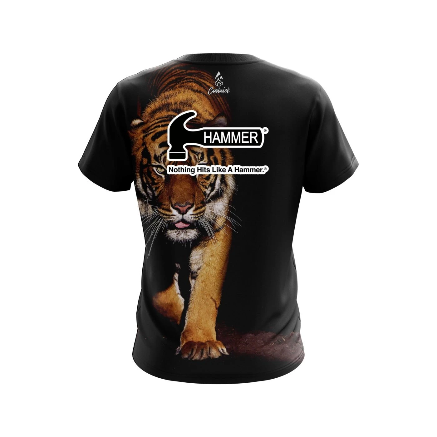 Hammer Jungle Tiger CoolWick Bowling Jersey 4 Hammer Jungle Tiger CoolWick Bowling Jersey - Image 2