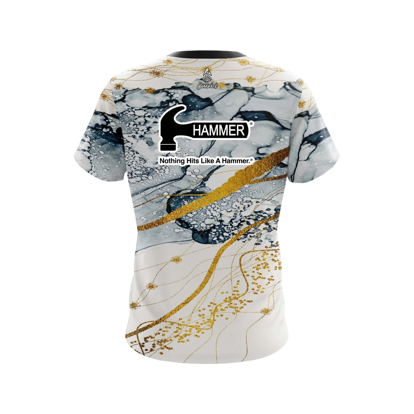 Hammer Gold Granite CoolWick Bowling Jersey 4 Hammer Gold Granite CoolWick Bowling Jersey - Image 2