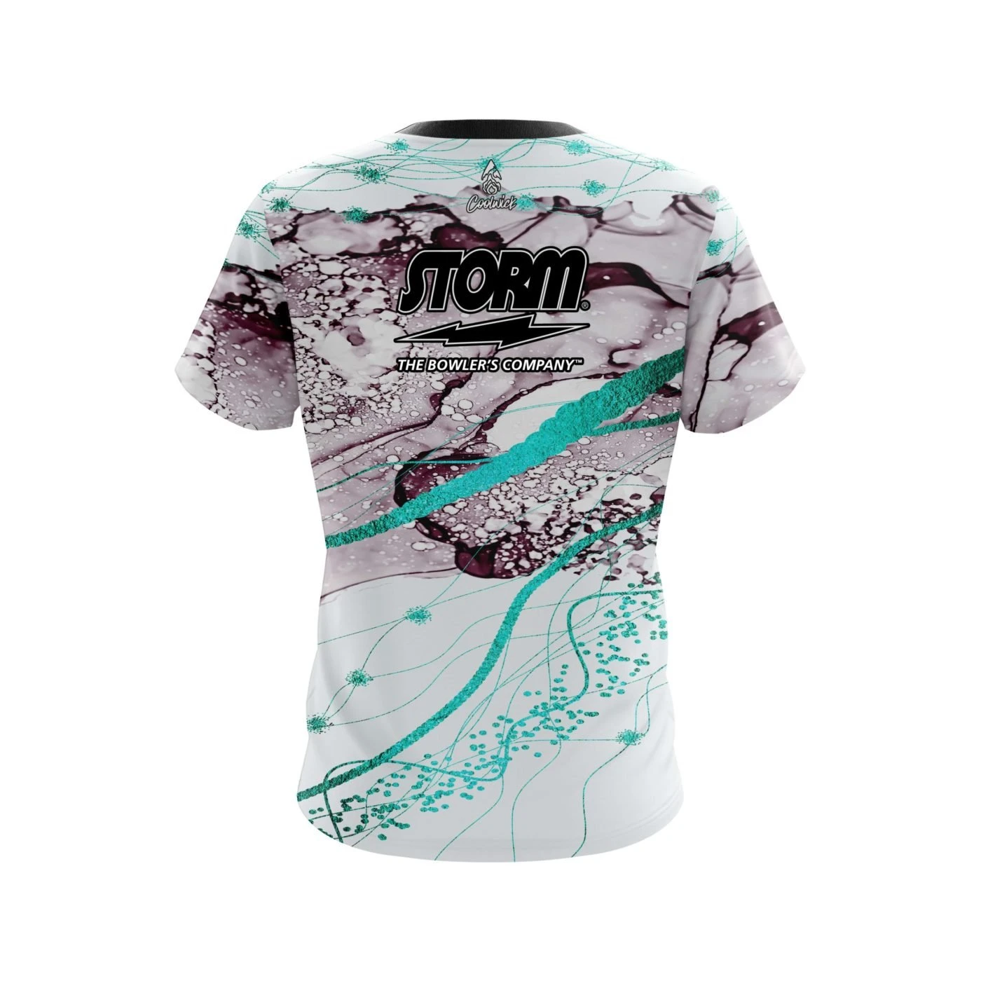 Storm Teal Granite CoolWick Bowling Jersey 4 Storm Teal Granite CoolWick Bowling Jersey - Image 2