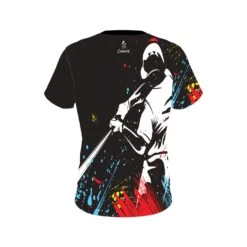 Plain Strike Out CoolWick Bowling Jersey -Bowler Smart Shop Jersey BACK Strike One plain scaled 1 scaled 1