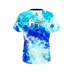 Hammer Wavey Onyx CoolWick Bowling Jersey -Bowler Smart Shop Jersey BACK Wavey Onyx hammer scaled 1 scaled 1