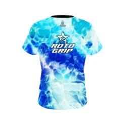 Roto Grip Wavey Onyx CoolWick Bowling Jersey -Bowler Smart Shop Jersey BACK Wavey Onyx roto scaled 1 scaled 1