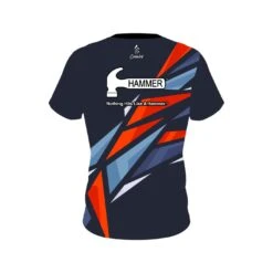Hammer Navy Sport CoolWick Bowling Jersey -Bowler Smart Shop Jersey BACK navy sport hammer scaled 1 scaled 1