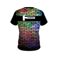 Hammer Back Alley CoolWick Bowling Jersey -Bowler Smart Shop Jersey BACK Back Alley hammer scaled 1 scaled 1