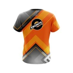 Ebonite Orange Veneer CoolWick Bowling Jersey -Bowler Smart Shop Jersey BACK Orange Veneer ebonite scaled 1 scaled 1