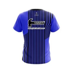 Hammer Blue Slain CoolWick Bowling Jersey -Bowler Smart Shop Jersey BACK Slain blue copyhammer scaled 1 scaled 1