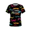 Hammer Multi-Colored Mustache CoolWick Bowling Jersey -Bowler Smart Shop Jersey FRONT Mustache Multi colored copyhammer scaled 1 scaled 1