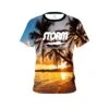 Storm Sunset Palm Trees CoolWick Bowling Jersey 2 Storm Sunset Palm Trees CoolWick Bowling Jersey -Bowler Smart Shop Jersey FRONT Palm Tree Sunset storm scaled 1 scaled 1