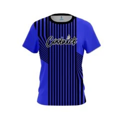 Signature Blue Slain CoolWick Bowling Jersey