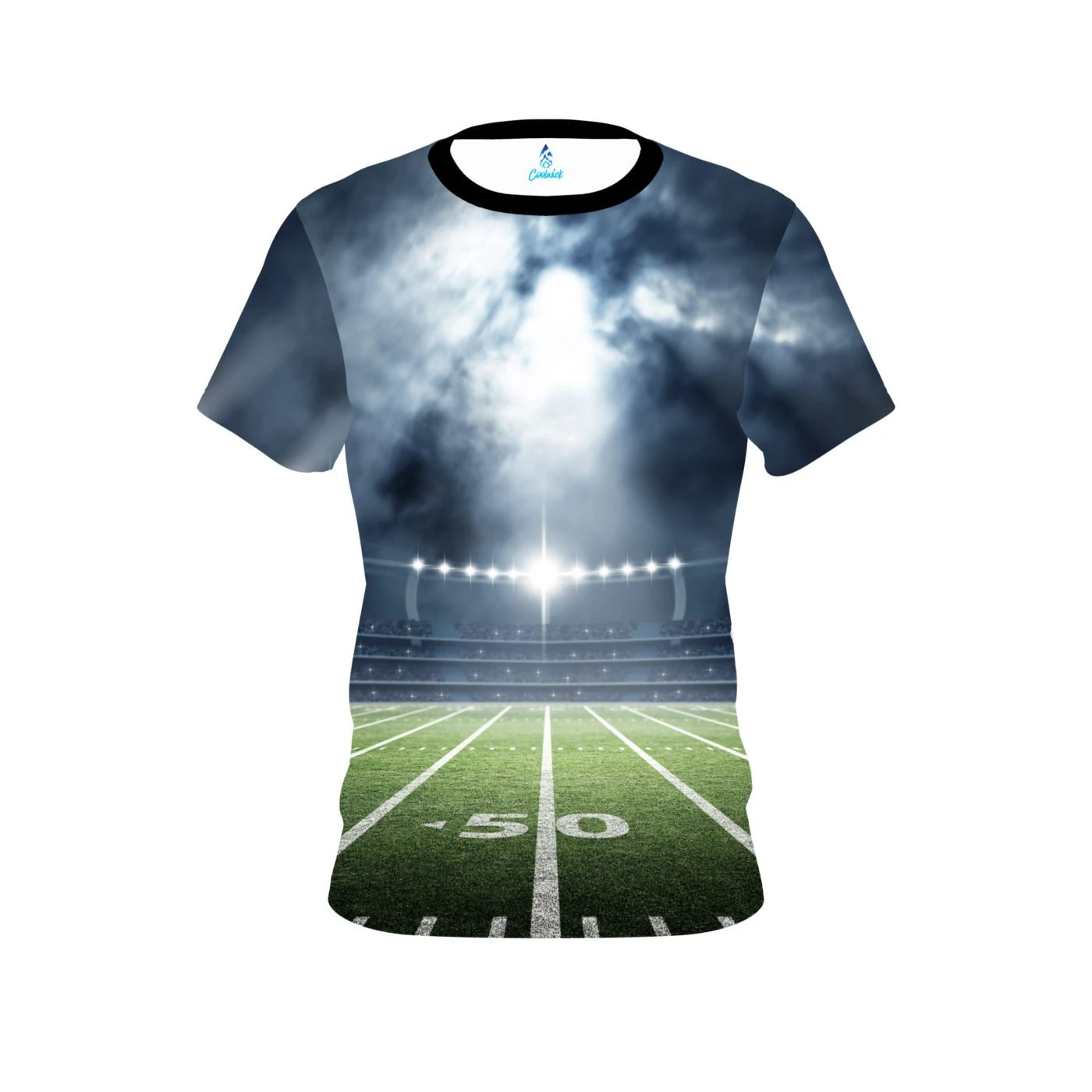 Plain 50 Yard Line CoolWick Bowling Jersey 3 Plain 50 Yard Line CoolWick Bowling Jersey