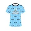 Roto Grip Baby Blue Mustache CoolWick Bowling Jersey -Bowler Smart Shop Jersey FRONT Blue Plaid Mustache copyroto scaled 1 scaled 1