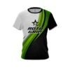 Roto Grip Green Flutter CoolWick Bowling Jersey -Bowler Smart Shop Jersey FRONT Halfsies Green copyrotogrip scaled 1 scaled 1