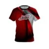 Columbia 300 Red Oblique CoolWick Bowling Jersey -Bowler Smart Shop Jersey FRONT Red Obligue c300 scaled 1 scaled 1