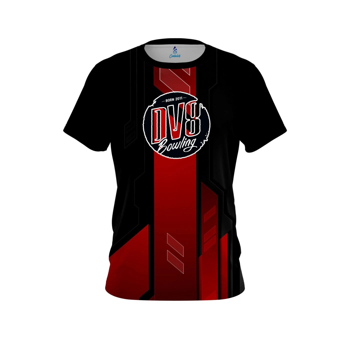 DV8 Red Underscore CoolWick Bowling Jersey 3 DV8 Red Underscore CoolWick Bowling Jersey